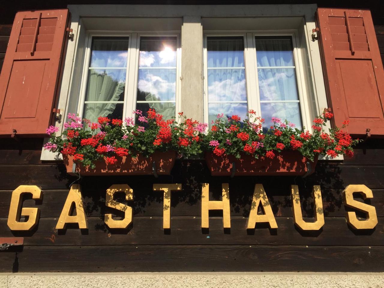 Gaestehaus Schaefli Intschi Buitenkant foto